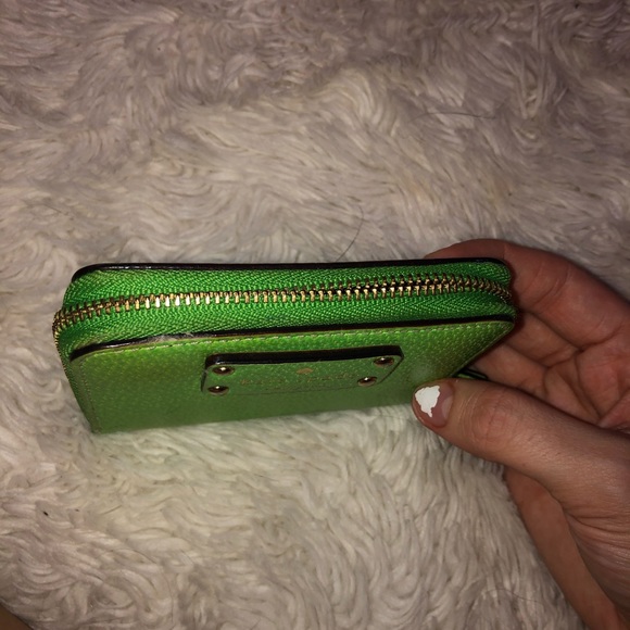 Kate Spade green mini wallet - Picture 4 of 5